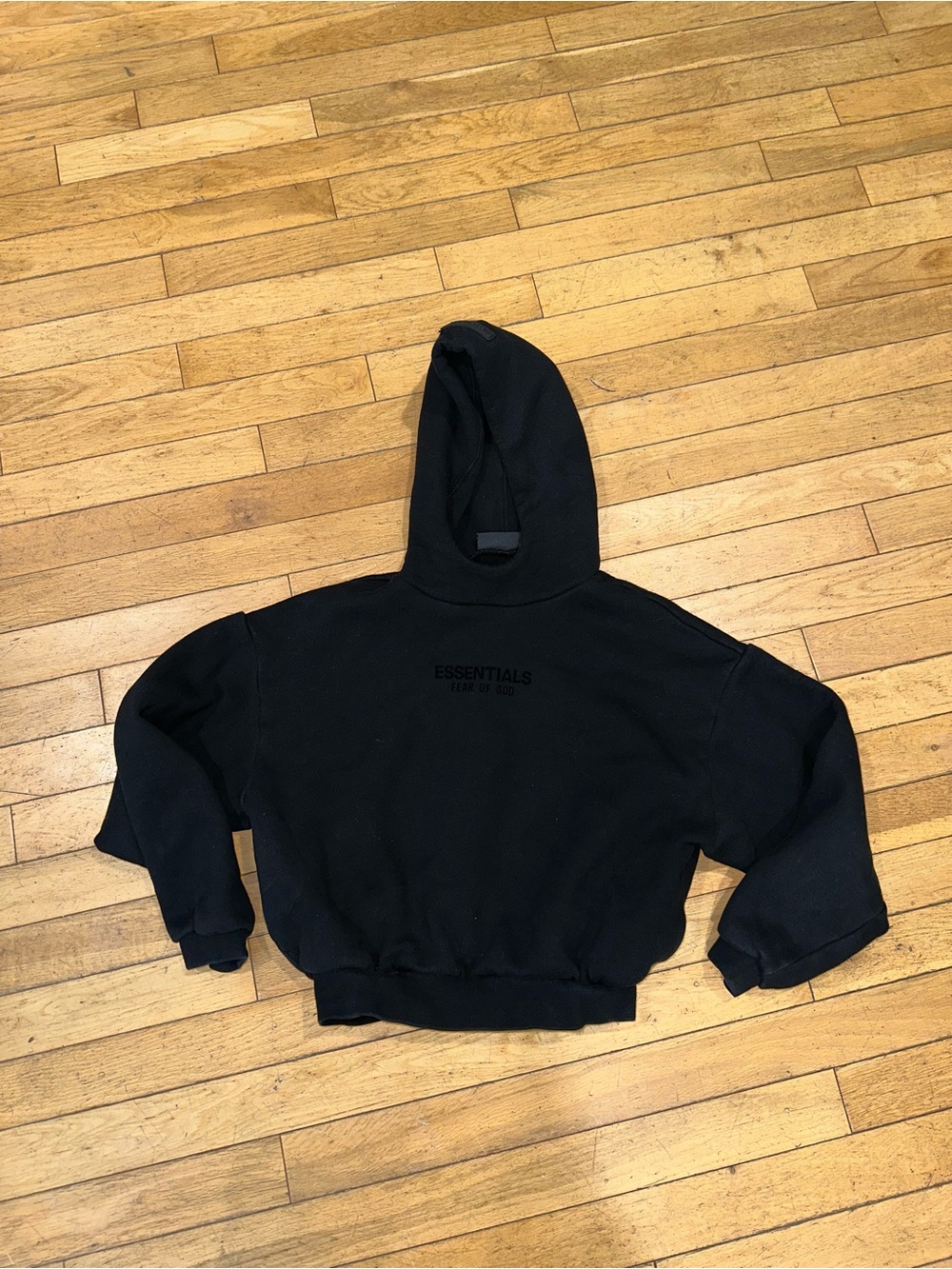 Kid’s Essentials long sleeve hooded sweatshirt pullover